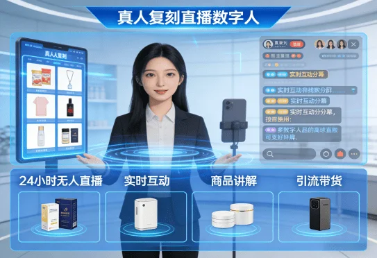 AI直播数字人开发